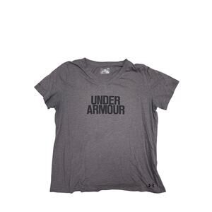 Underarmor Logo Gray T-Shirt Thin - Size L
